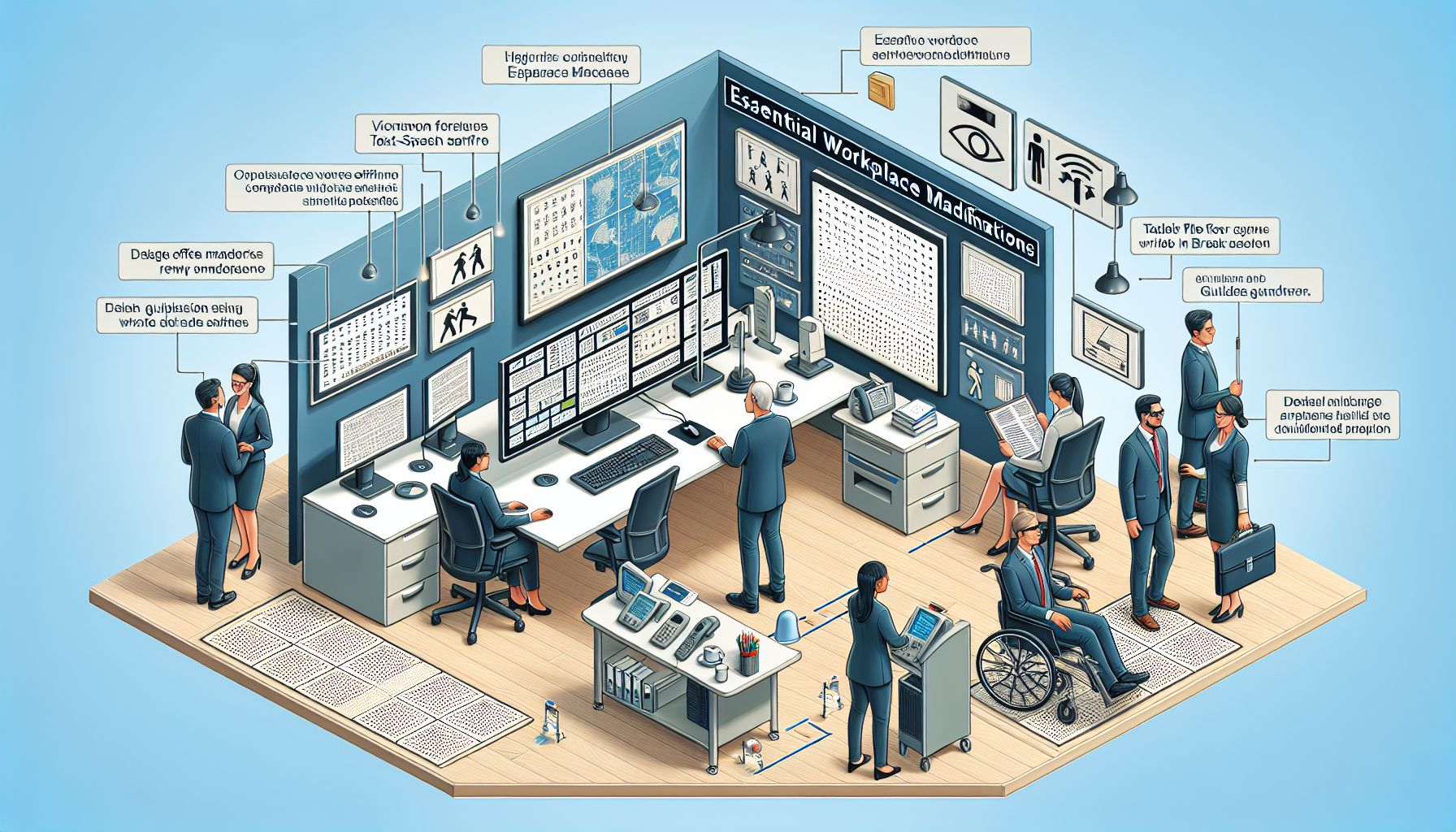 Essential Workplace Accommodations for Visual Impairments