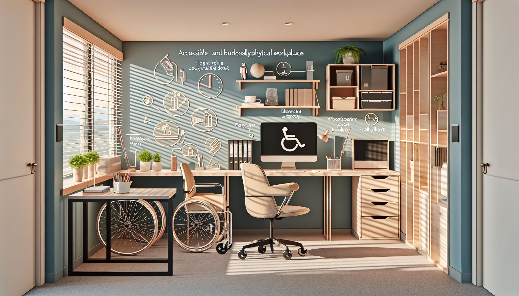 Designing Accessible Physical Workspaces on a Budget