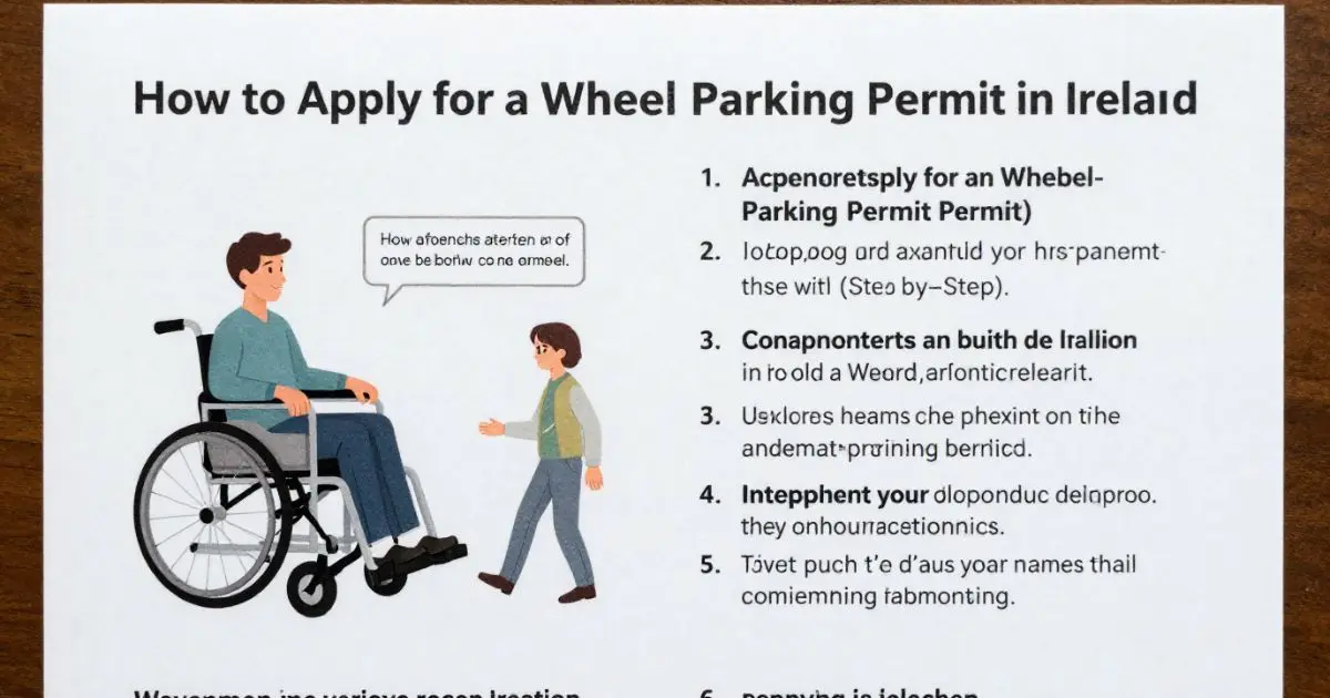 How to Apply for a Wheelchair Parking Permit in Ireland (Step-by-Step)